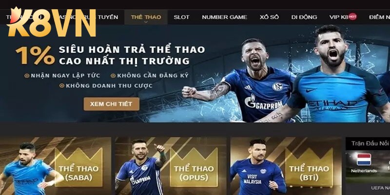 Sảnh thể thao K8vn triển khai sân chơi hấp dẫn